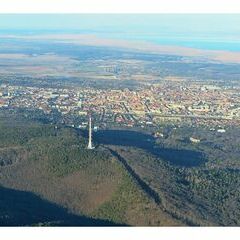 Flugwegposition um 15:36:53: Aufgenommen in der Nähe von Sopron–Fertődi, Ungarn in 802 Meter